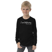 Load image into Gallery viewer, I am Victorious - Youth Long-Sleeve T-Shirt - The Tree of Love
