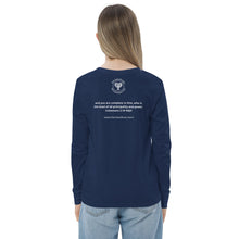 Load image into Gallery viewer, I am Complete - Youth Long Sleeve T-Shirt - The Tree of Love
