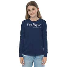 Load image into Gallery viewer, I am Forgiven - Youth Long Sleeve T-Shirt - The Tree of Love
