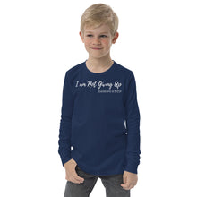 Load image into Gallery viewer, I am Not Giving Up - Youth Long Sleeve T-Shirt - The Tree of Love
