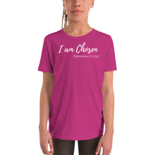 Load image into Gallery viewer, I am Chosen - Youth Short-Sleeve T-Shirt - The Tree of Love
