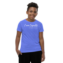 Load image into Gallery viewer, I am Capable - Youth Short-Sleeve T-Shirt - The Tree of Love
