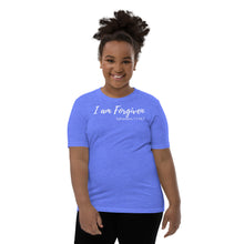 Load image into Gallery viewer, I am Forgiven - Youth Short-Sleeve T-Shirt - The Tree of Love
