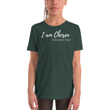 Load image into Gallery viewer, I am Chosen - Youth Short-Sleeve T-Shirt - The Tree of Love
