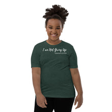 Load image into Gallery viewer, I am Not Giving Up - Youth Short-Sleeve T-Shirt - The Tree of Love
