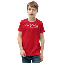 Load image into Gallery viewer, I am Relentless - Youth Short-Sleeve T-Shirt - The Tree of Love
